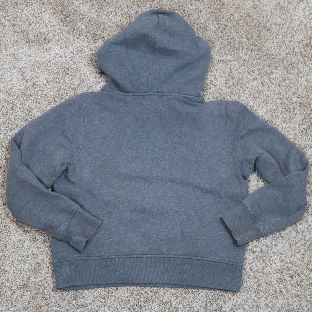 Polo Ralph Lauren Kids Grey Spell-Out‎ Hoodie Fleece Logo Pullover Size M 10-12 - Picture 3 of 10